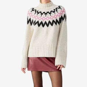 Sanctuary Fairisle Sweater size L